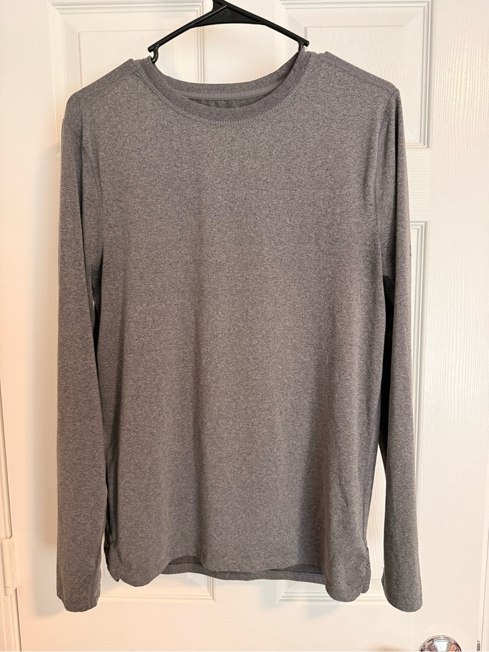 all in motion Men's Long Sleeve Crew Neck Shirt - Heather Gray